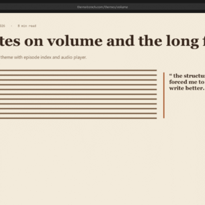 Volume